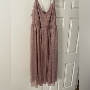 Torrid Tea Length Plisse Pleated
Bodice Sleeveless